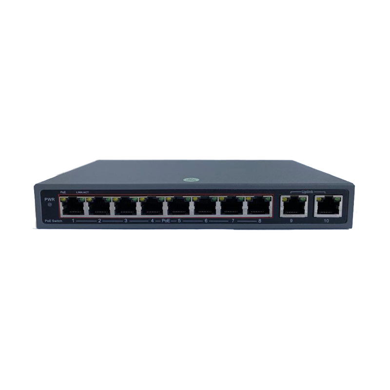 Switch PoE industrial 8 + 2 porturi