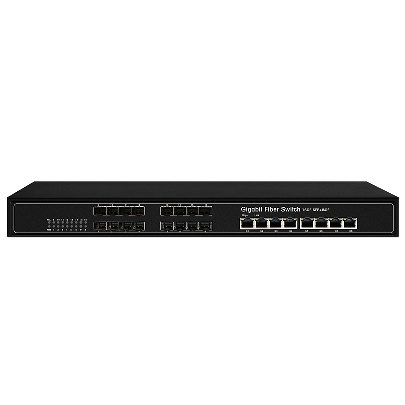 Switch Gigabit FO industrial 16 + 8 porturi